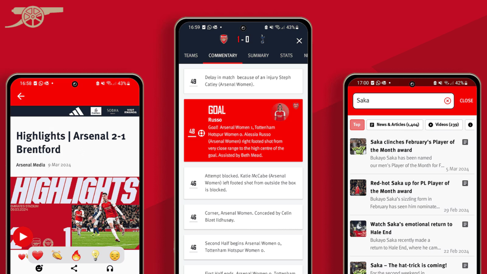 Arsenal Football Club Launches Content-First Fan App Post feature image